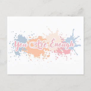 You Are Enough Postcard