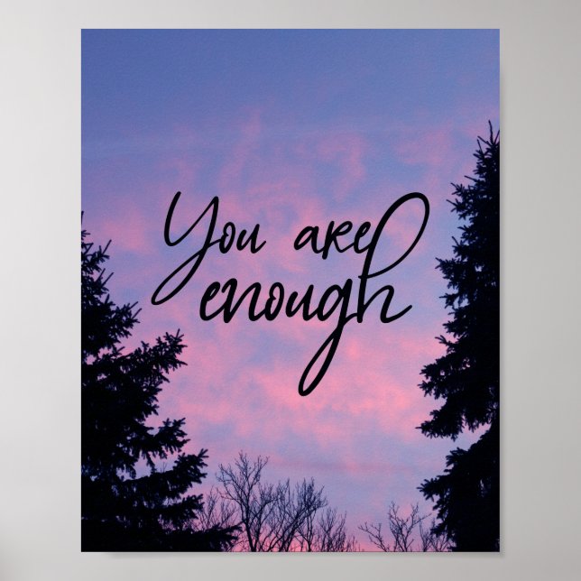 You are enough poster (Front)