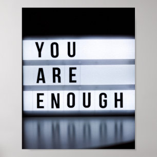You are enough poster
