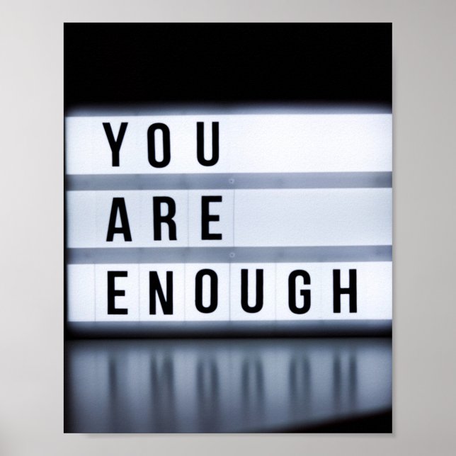 You are enough poster (Front)