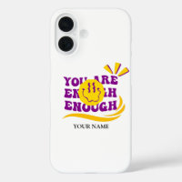 You Are Enough – Retro Smile Message