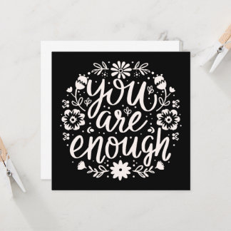 You are enough self love affirmation reminder