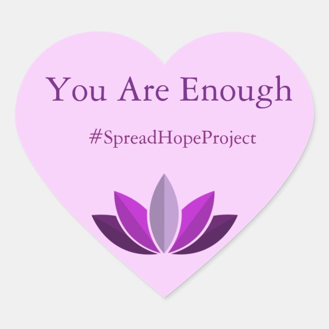 You Are Enough Sticker (Front)