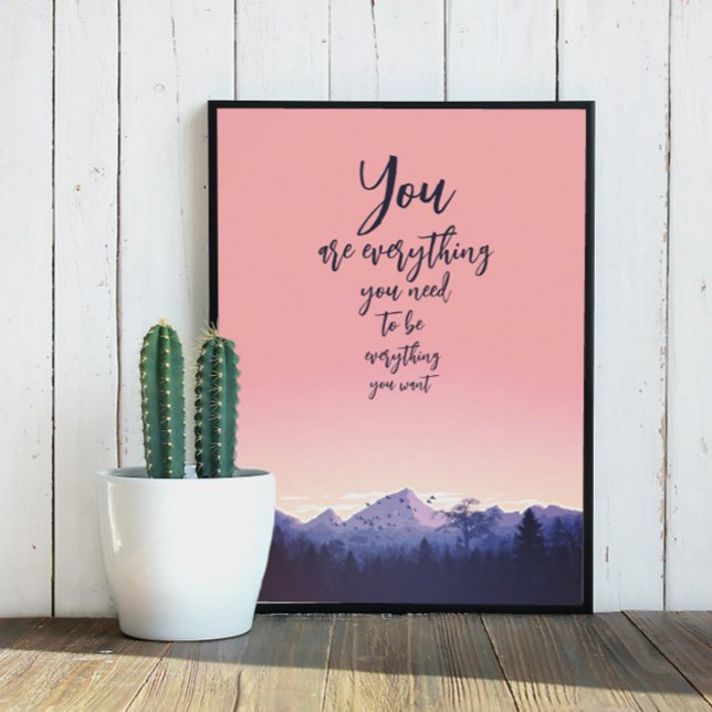 You are everything you need quote poster (Creator Uploaded)