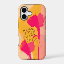 You Are Free To Start Over Inspirational Quote