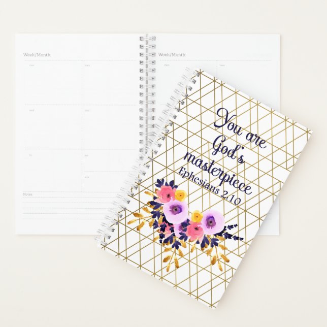 You Are God's Masterpiece Bible Verse Planner (Display)