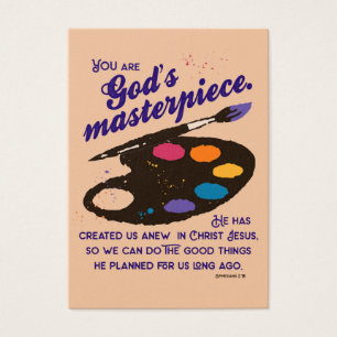You are God's masterpiece Encouragement Card