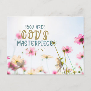 You are God's Masterpiece Postcard