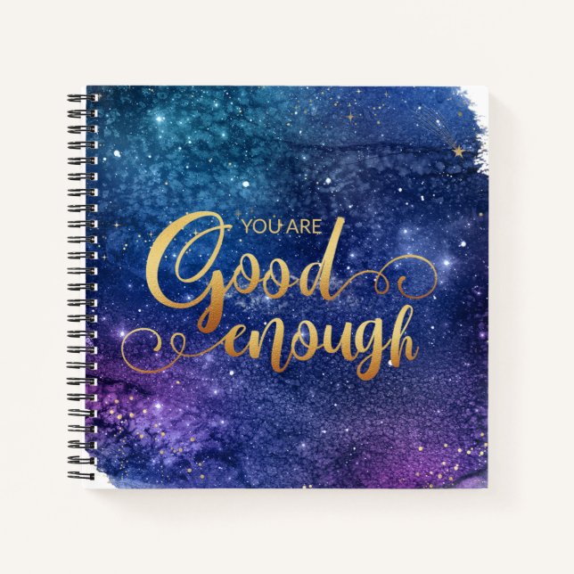 You Are Good Enough Sketchbook Notebook (Front)