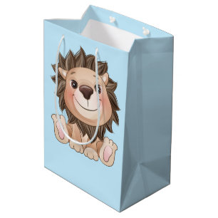 You are Grrreat Cute Lion Baby Boy Medium Gift Bag