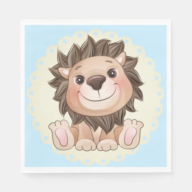 You are Grrreat Cute Lion Baby Boy   Napkin (Front)