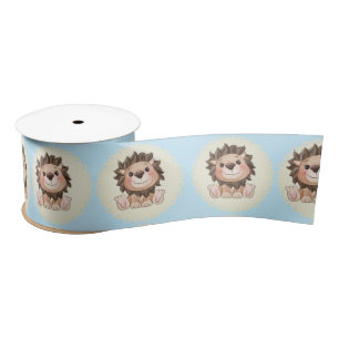 You are Grrreat Cute Lion Baby Boy     Satin Ribbon