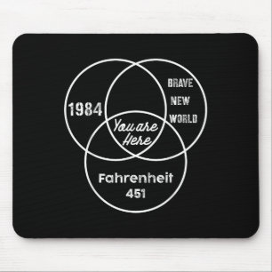 You Are Here 1984 Brave New World  Mouse Pad