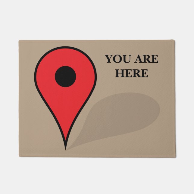 You Are Here Doormat (Front)