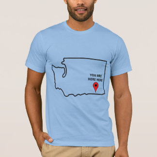 You are here here Walla Walla Washington t-shirt