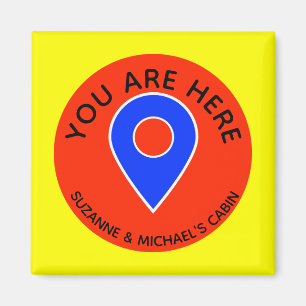 You are Here Locator Cruise Door Marker Magnet