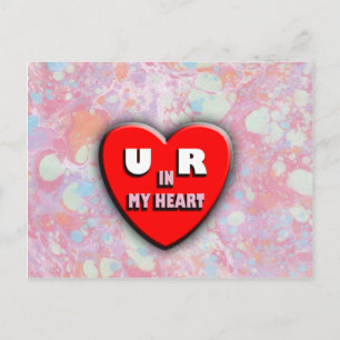 You Are In My Heart Postcard