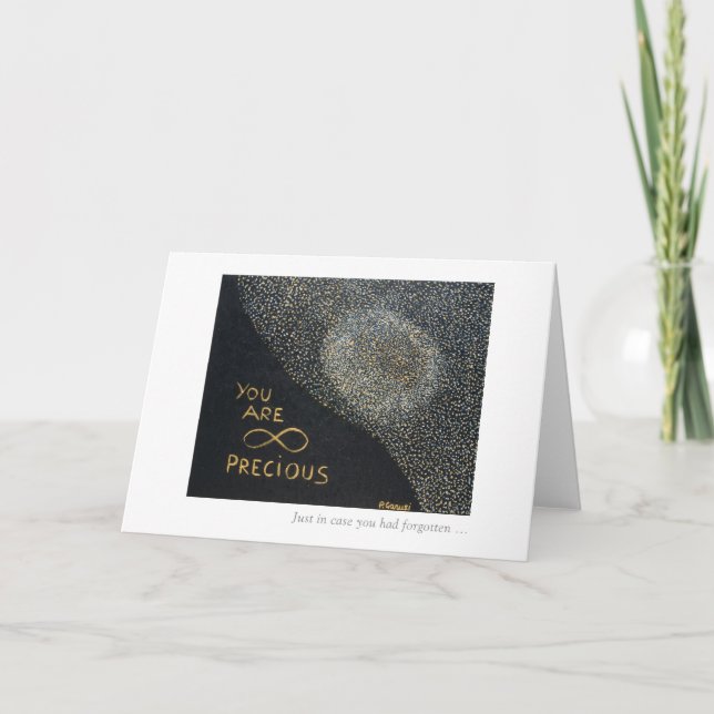 You Are Infinitely Precious Card (Front)