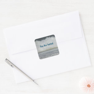 You Are Invited Beach Vacation Trip Envelope Seal