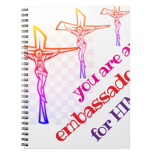 You are Jesus' Ambassador Tote Notebook (Front)