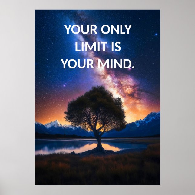 You are limitless motivation Poster (Front)
