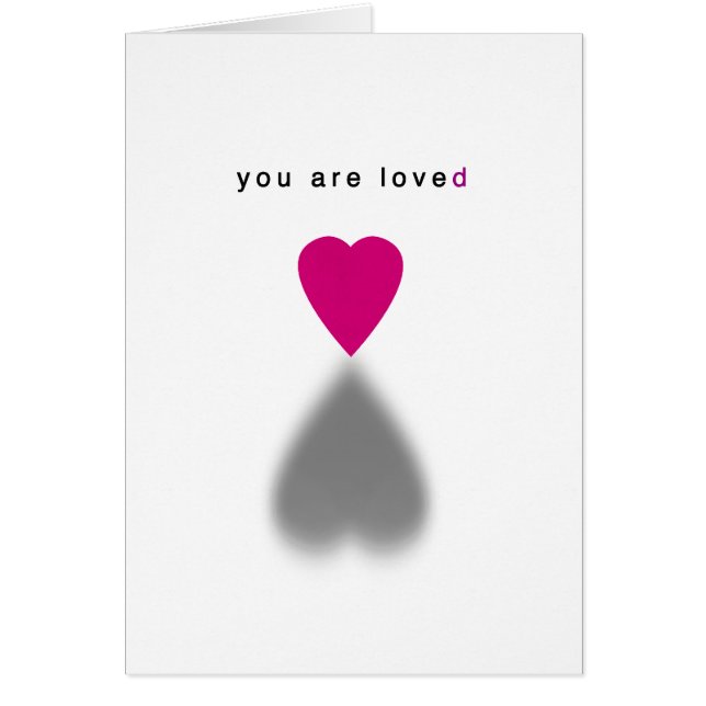 You are loved Card (Front)