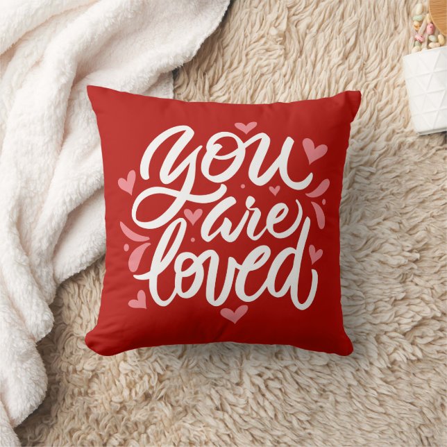 You Are Loved Cushion (Blanket)