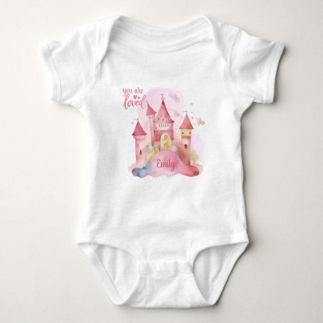 You are Loved Customisable Baby Bodysuit (Front)