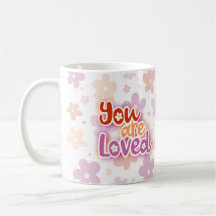 You Are Loved Flowers Lesbian Pride Lettering