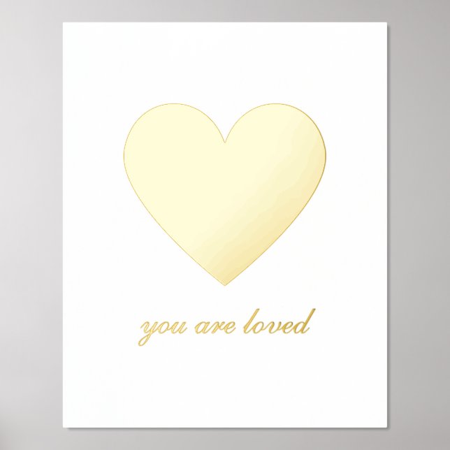 You Are Loved Foil Prints (Front)