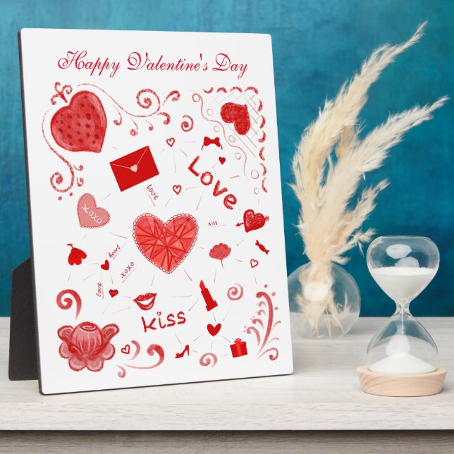 You are LOVED. Happy Valentine's day for friends Plaque (Side)