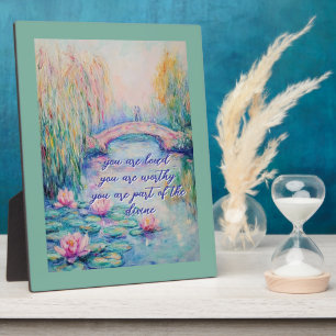 You Are Loved Impressionism Plaque