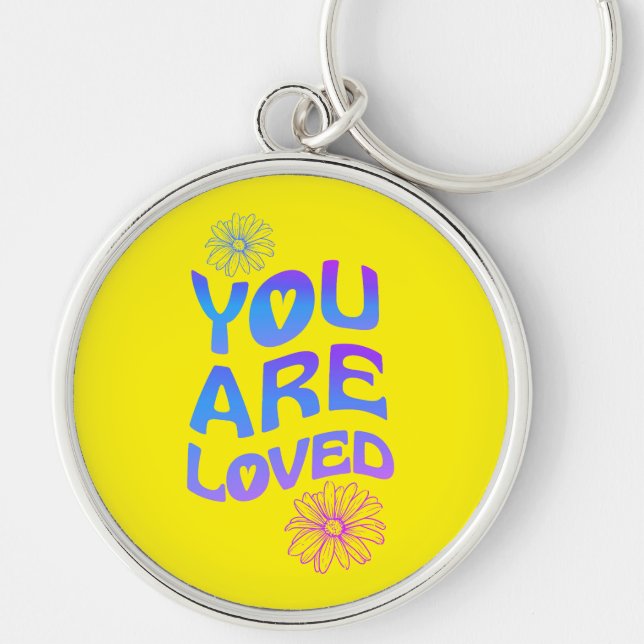 YOU ARE LOVED KEY RING (Front)