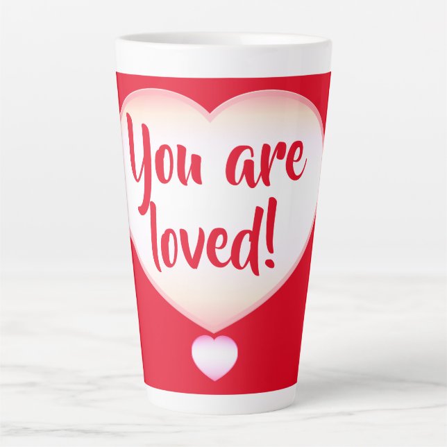 You are Loved! Latte Mug (Front)