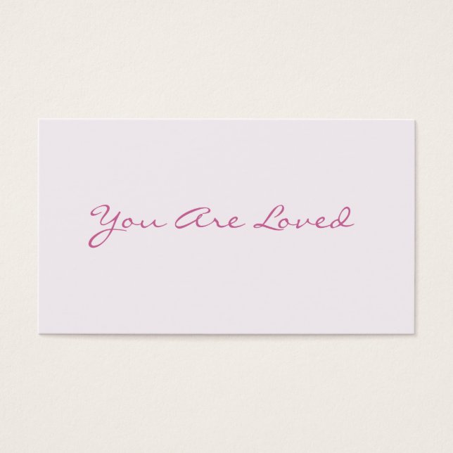 You Are Loved Love Notes (Front)
