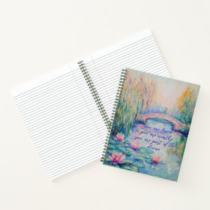 You Are Loved Monet Inspired Spiral Notebook