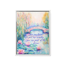 You Are Loved Monet InspiredStretched Canvas Print