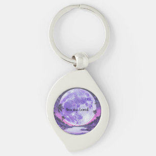 You Are Loved - Moon Acrylic Award Key Ring