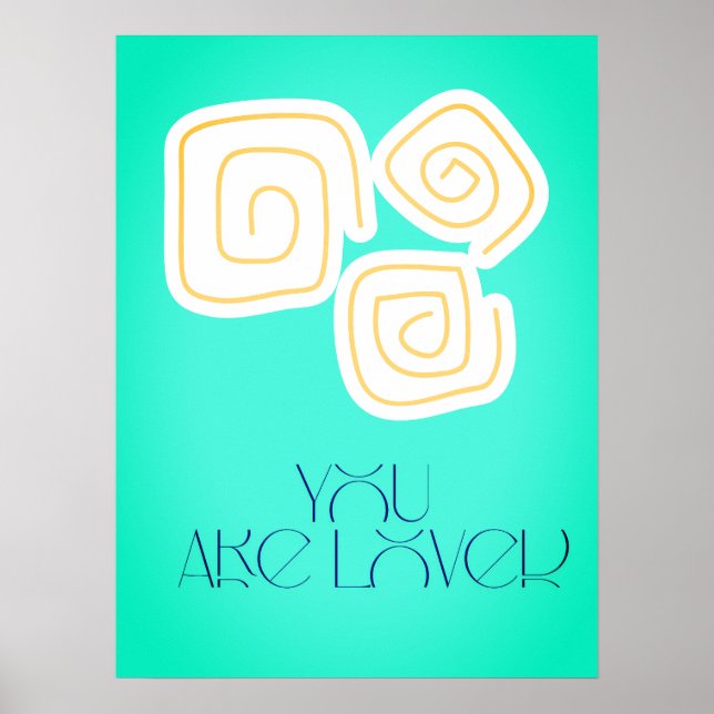 You Are Loved Nursery Wall Art Print (Front)
