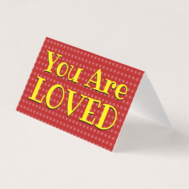 You Are Loved Platonic Valentine Notecard 25pk (Front)
