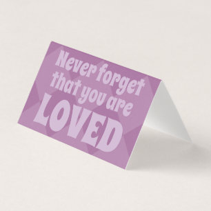 You Are Loved Platonic Valentine Notecard 25pk