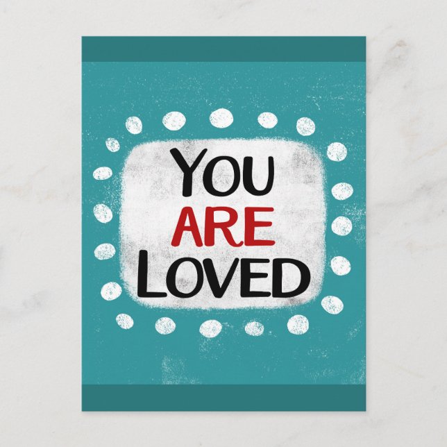 You Are Loved Postcard (Front)