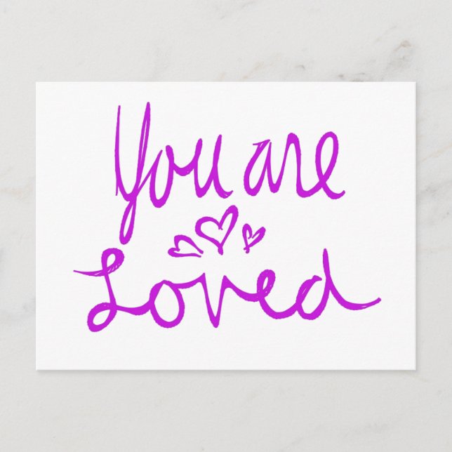 You are Loved Postcard (Front)
