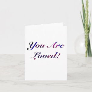 You Are Loved Sticker1  Card