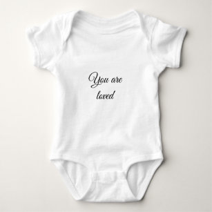 You are loved sun motivation quote mindful blessed baby bodysuit