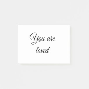 You are loved sun motivation quote mindful blessed post-it notes