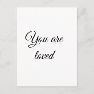 You are loved sun motivation quote mindful blessed postcard