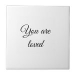 You are loved sun motivation quote mindful blessed tile<br><div class="desc">Design</div>