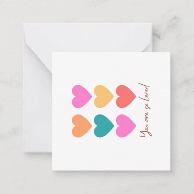 You are loved - Valentine's Day Card (Front)