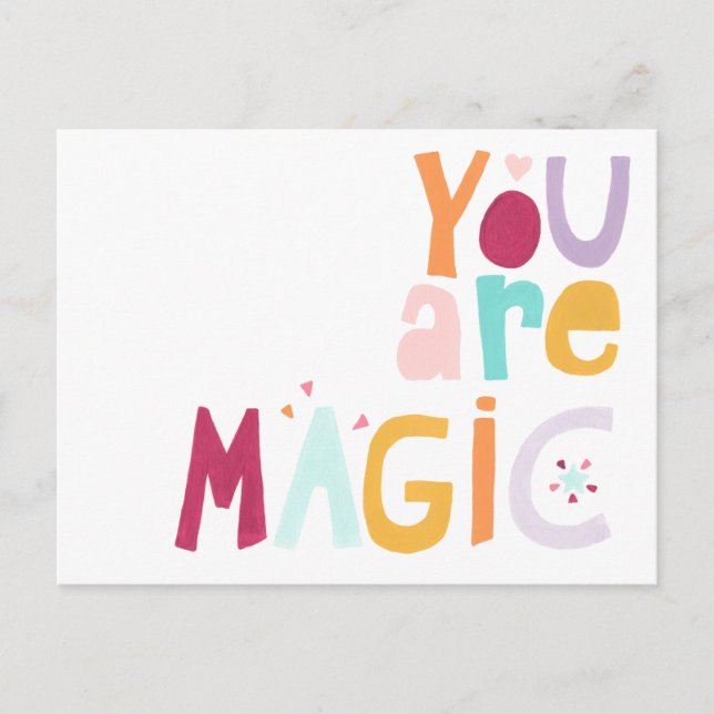 You are Magic Postcard (Front)
